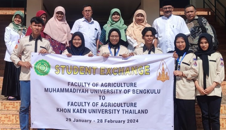 6 Mahasiswa FPP UMB Ikuti Program Student Exchange Ke Thailand