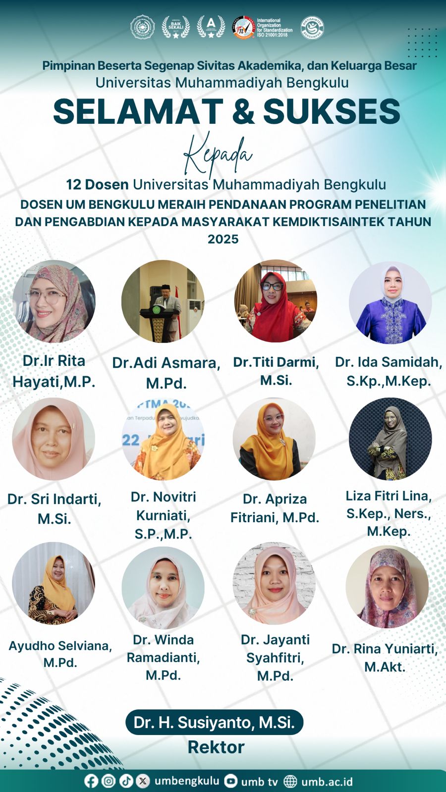 Lalui Seleksi Ketat, 12 Dosen UMB Lolos Hibah Pendanaan Penelitian dan Pengabdian