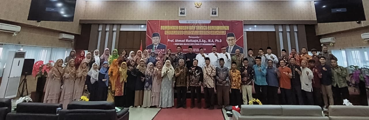 Prof. Ahmad Muttaqin Ingatkan Kembali Karakter Dosen dan Tendik Berkemajuan
