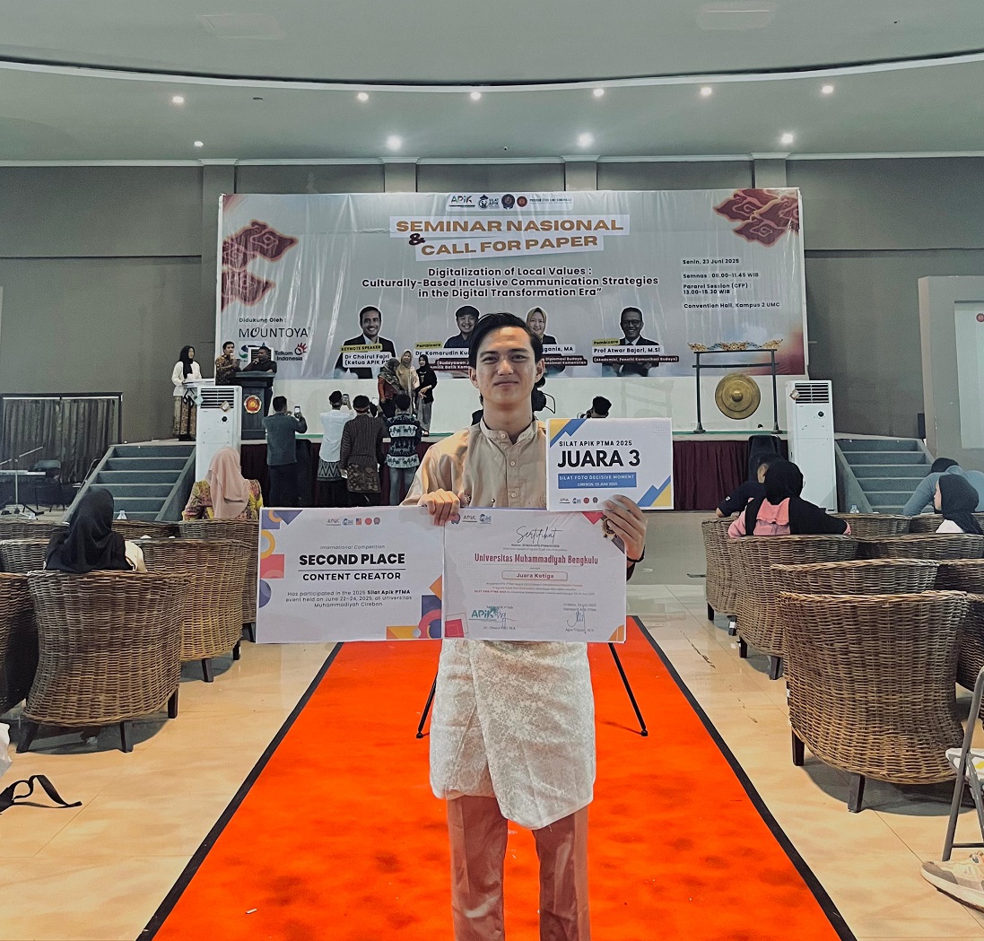 Prodi Ilkom UMB Menangi 3 kategori Lomba APIK-PTMA