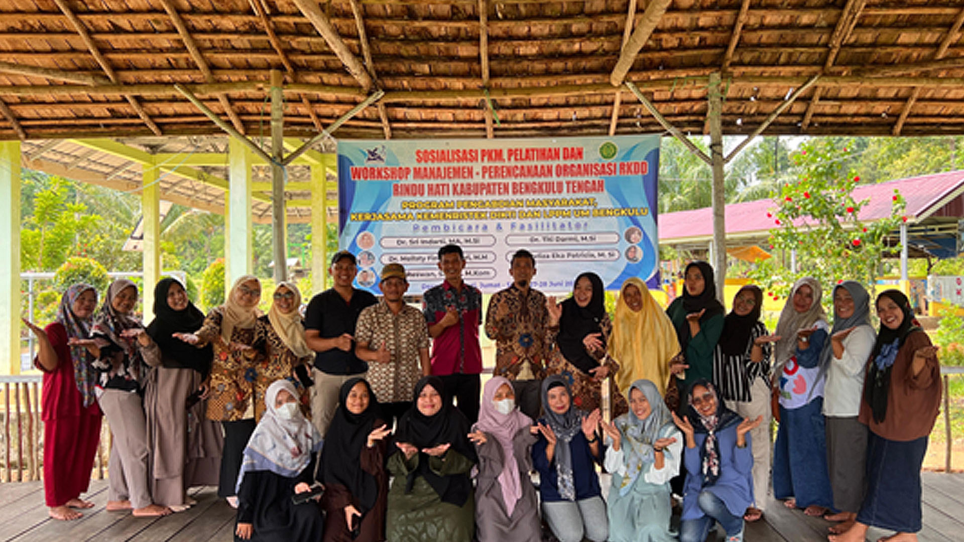 Penguatan Kelembagaan RKDD, Tim UM Bengkulu Gelar Workshop di Desa Wisata Rawan Bencana