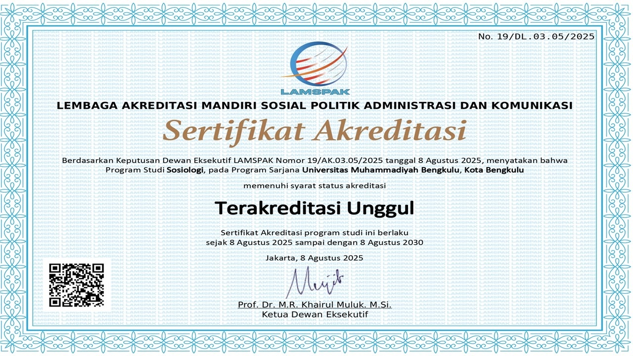 Prodi Sosiologi Tambah Deretan Prodi Unggul UM Bengkulu