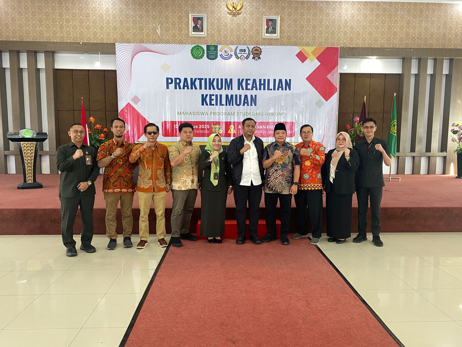 FH UM Bengkulu bekali mahasiswa Praktikum Keahlian Keilmuan
