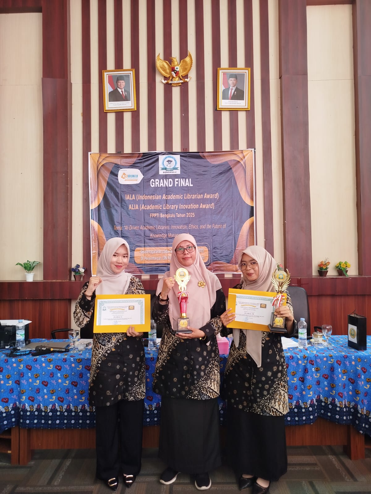 Dua Pustakawan muda UM Bengkulu Raih Juara di Ajang Inovasi FPPTI Bengkulu