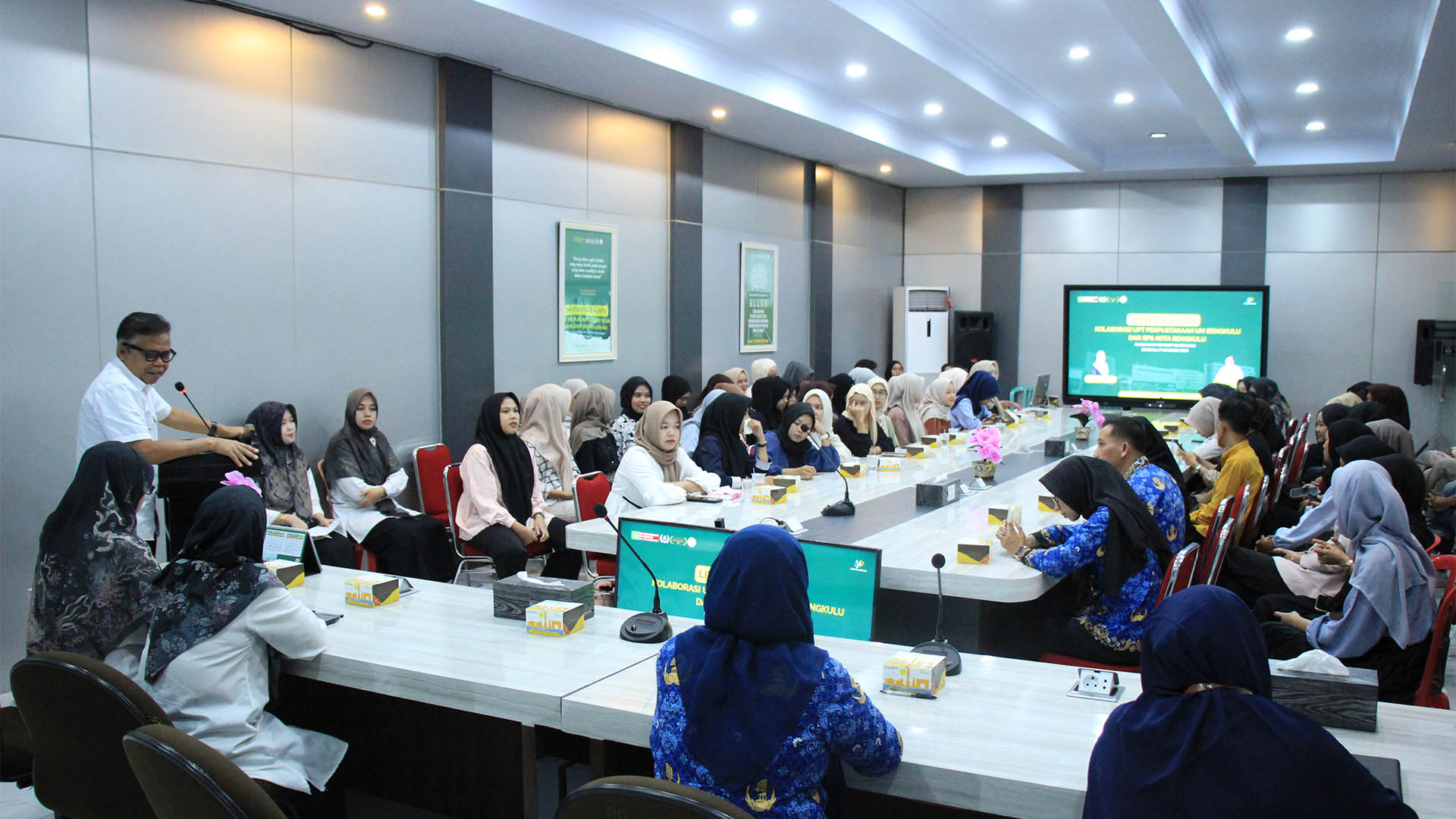 Kolaborasi UPT Perpustakaan UM Bengkulu dan BPS Kota Bengkulu, Buka Akses Literasi Statistik