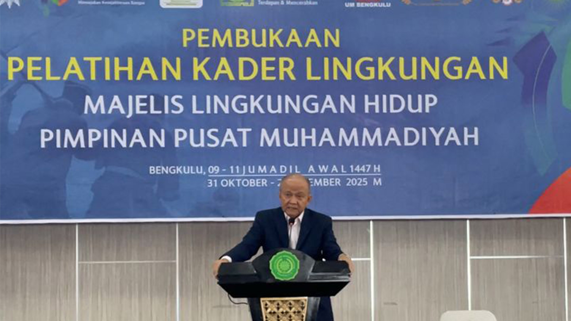 Paradigma 4P: Dr. Anwar Abbas Serukan Gerakan Lingkungan yang Berkeadaban di Pembukaan Pelatihan Kader Lingkungan