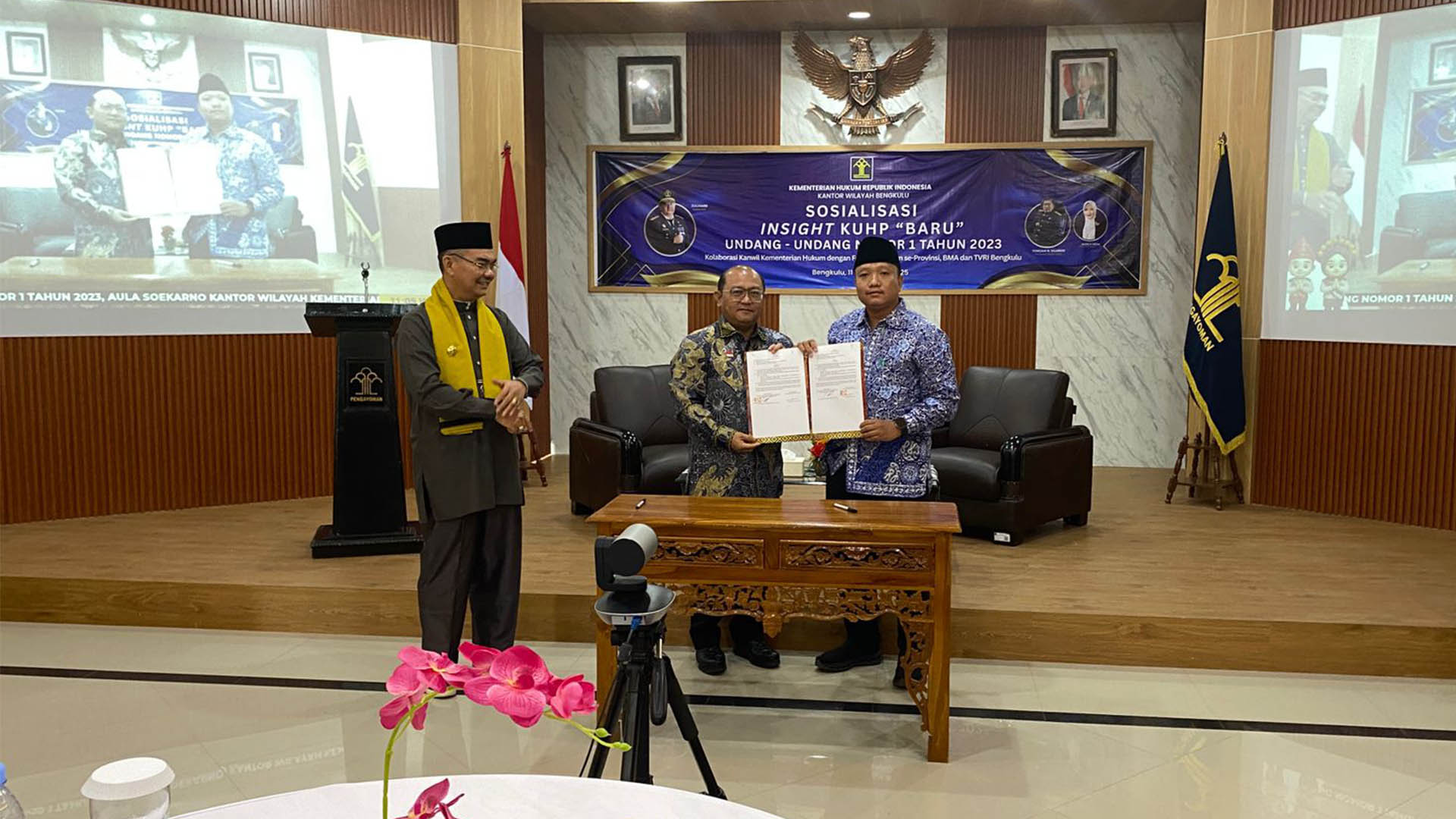 Fakultas Hukum Universitas Muhammadiyah Bengkulu Teken Kerja Sama dengan Kemenkum Bengkulu, Dorong Pemahaman KUHP Baru
