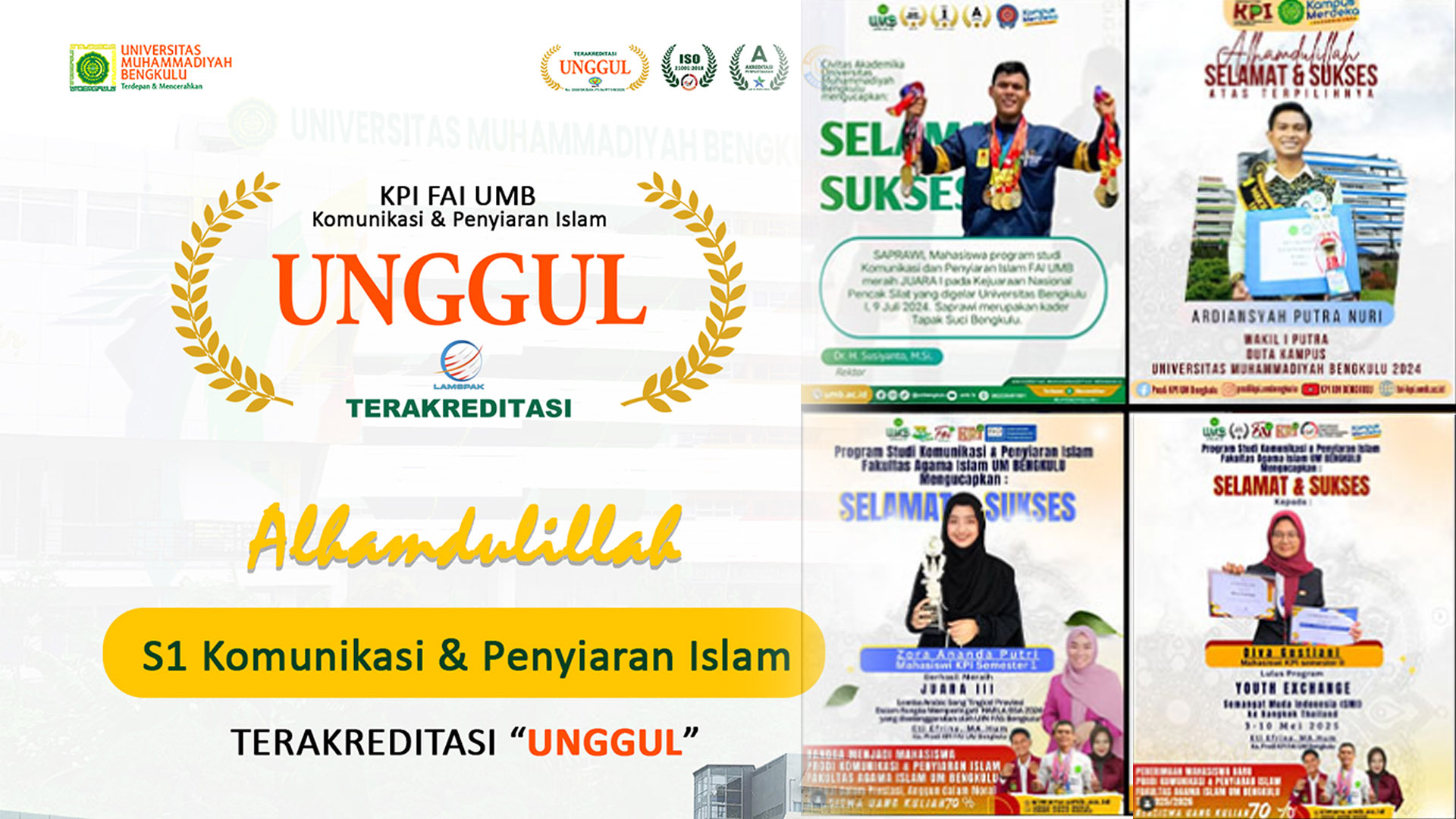Program Studi KPI FAI UMB Raih Akreditasi Unggul dari LAMSPAK
